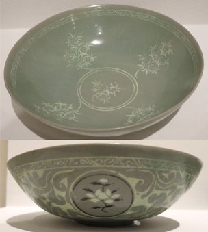 Goryeo dynasty bowl with lychee design.