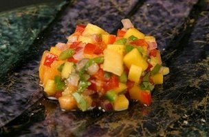 Mango and Papaya Salsa