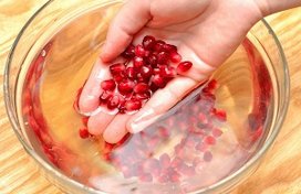 Scoop the seeds up which should mostly be floating on the top of the water. then let dry for 5 minutes.