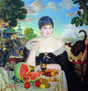 Kustodiev Merchants Wife
