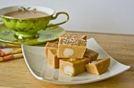 To Die For Salted Caramel Macadamia Nut Fudge