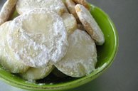 Key Lime Macadamia Nut Cookies With White Chocolate Glaze