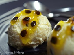 Passionfruit Jam Ice Cream