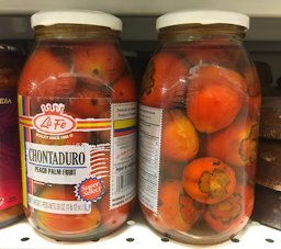 Chontaduro, Bactris gasipaes, Publix Supermarket, Boynton Beach, Florida, USA