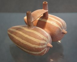 Phytomorphic ceramics from pre-contact Peru representing the fruits of Solanum muricatum