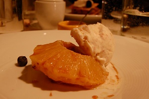 Pineapple tarte tatin