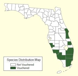 Species distribution map