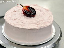 Tamarillo and vanilla tea cake