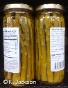Pickled Asparagus in jars