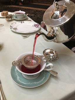 Hibiscus Tea, High Tea at the Savoy Hotel