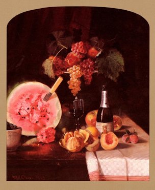 Still life with watermelon